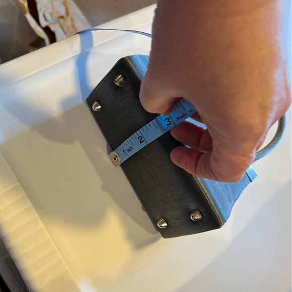 La Regal dark gray evening handbag - Picture 9 of 14